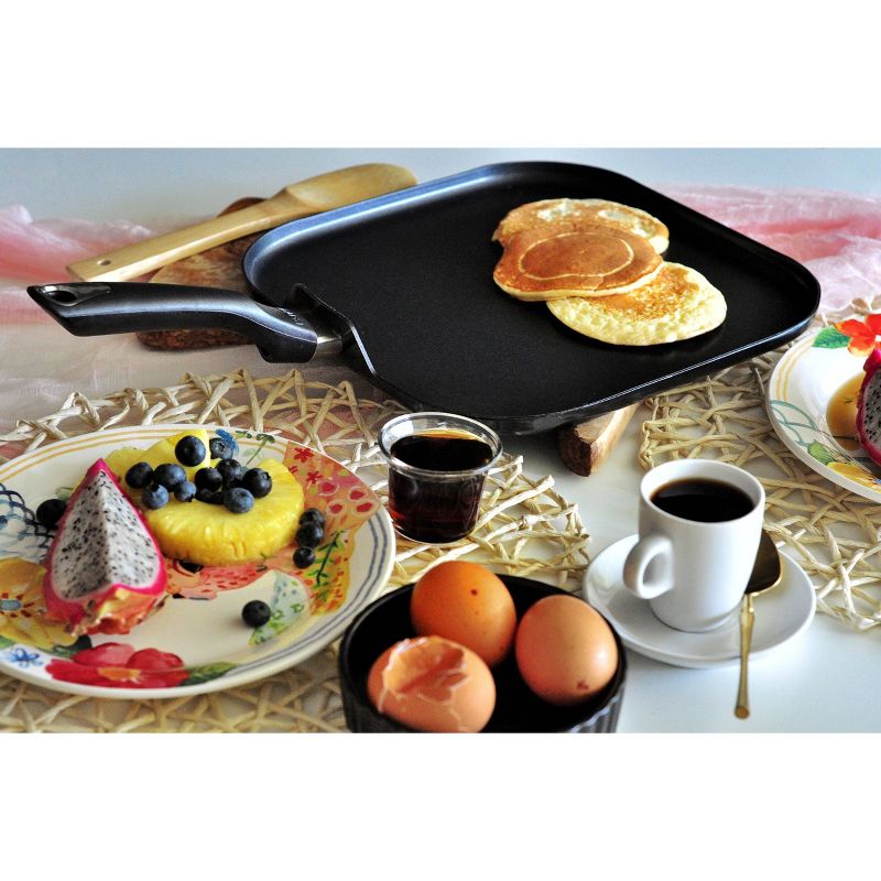 IMUSA 11&#34; Bistro Line Square Griddle with Bakelite Handle, 3 of 6