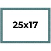 PosterPalooza | Simple Blue Picture Frame - UV Acrylic, Backing Board, Hanging Hardware Included - 2 of 4