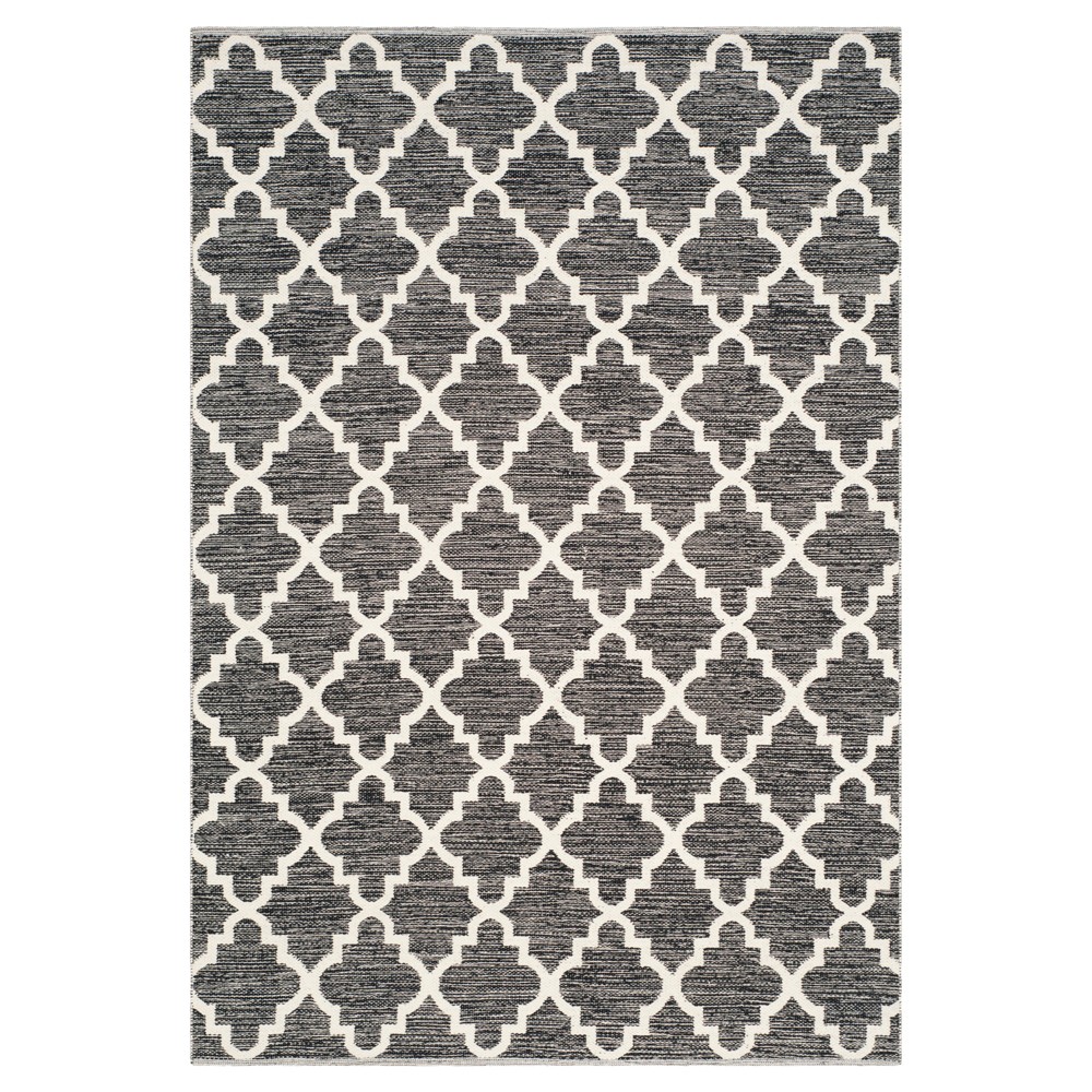 Montauk Rug - Black/Ivory - (6'x9') - Safavieh