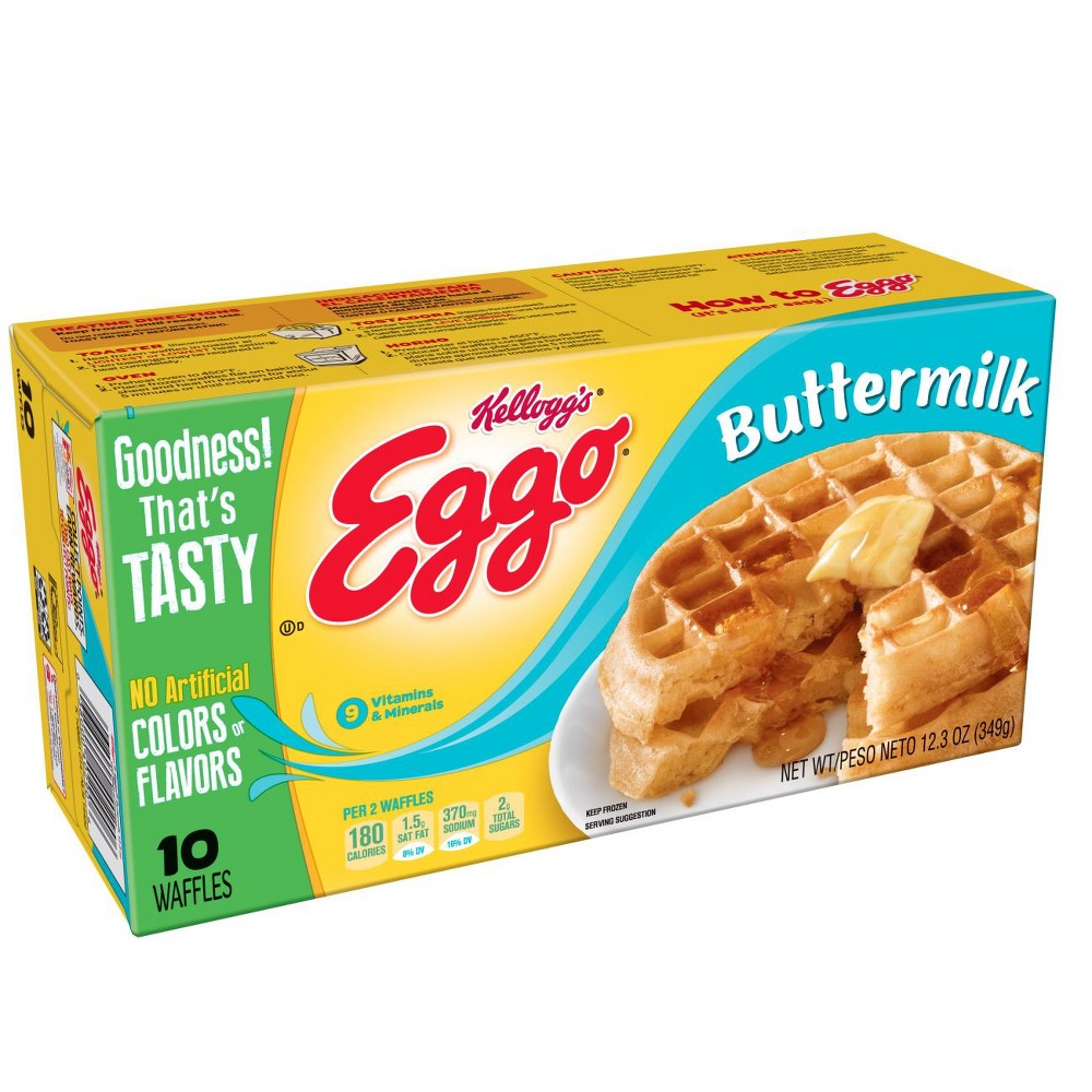 UPC 038000402906 Kellogg's Eggo Buttermilk Waffles 10 ct