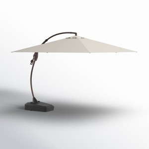 GRANDPATIO 9'10" Square Cantilever Sunbrella Umbrella - 1 of 4