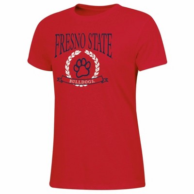 NCAA Fresno State Bulldogs Women's Crew Neck T-Shirt