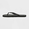 Shower Flip Flops Black - Room Essentials™ - 2 of 4
