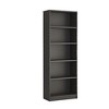 MAYEERTY 5-Shelf Adjustable Freestanding Wood Bookshelf - For Home Office (Cherry) - 4 of 4