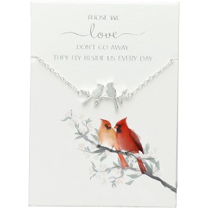 Pavilion Gift Company - Those We Love - 16.5"-18.5" Silver Plated Necklace with Cubic Zirconia Stones - Necklaces - 1 of 4
