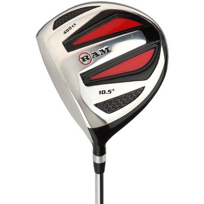 Ram Golf SGS 460cc Driver - Mens Left Hand - Headcover Included - Steel Shaft