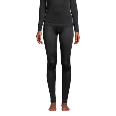 Lands' End Women's Silk Interlock Long Underwear Leggings Pants