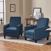 Christopher Knight Home Darvis Contemporary Upholstered Pushback Recliners (Set of 2) - 2 of 4