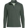 Lands' End Men's Long Sleeve Raglan Hybrid Quarter Zip - 3 of 3