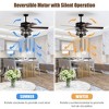 Tangkula 50" Ceiling Fan with Lights Reversible Blades w/ Pull Chain Control Living Room - image 4 of 4