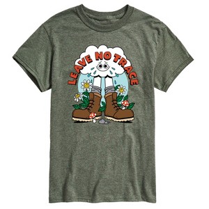 Men's - Instant Message - Cloud Leave No Trace Short Sleeve Graphic T-Shirt - 1 of 4