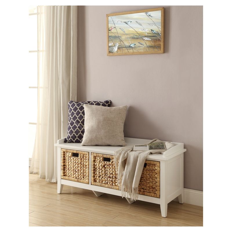 Storage Bench White - Acme Furniture, 3 of 8