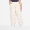 Women's Mid-Rise Barrel Cargo Pants - Wild Fable™ - 2 of 3