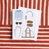 Everyday Greeting Card Pack (3ct) "Stripes Weekender Society" by Ramus & Co - 2 of 4