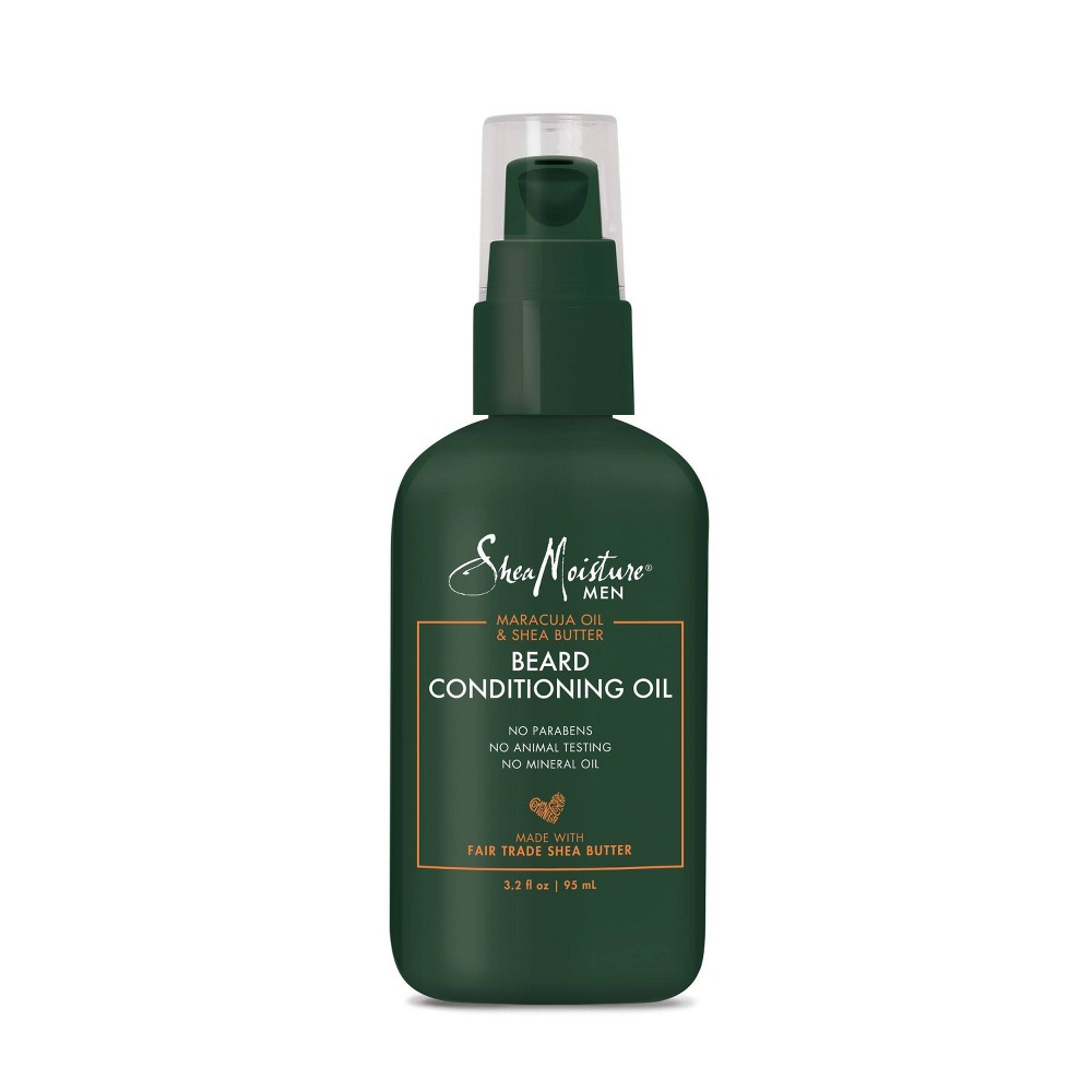 Shea Moisture Maracuja Oil & Shea Butter for a Full Beard Beard Conditioning Oil to Soften and Shine Beards - 3.2oz