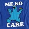 Men's Sesame Street Cookie Monster Me No Care T-Shirt - 2 of 4