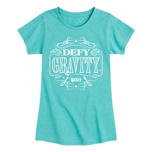 Girls' - Wicked - Defy Gravity Fitted Short Sleeve Graphic T-Shirt - 1 of 4