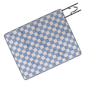 Schatzi Brown Alice Check Powder Picnic Blanket - Deny Designs - 1 of 3