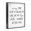 Stupell Industries Every Time I Eat Salad, 16" x 20" - 3 of 4