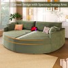 Whisen 102.3" Oversized Double Chaise Lounge Sofa & Sofa Bed, Sofa Couch with Deep Seat - 3 of 4