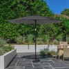 Pure Garden 10' Octagon Outdoor Patio Market Umbrella with Lights - 3 of 4