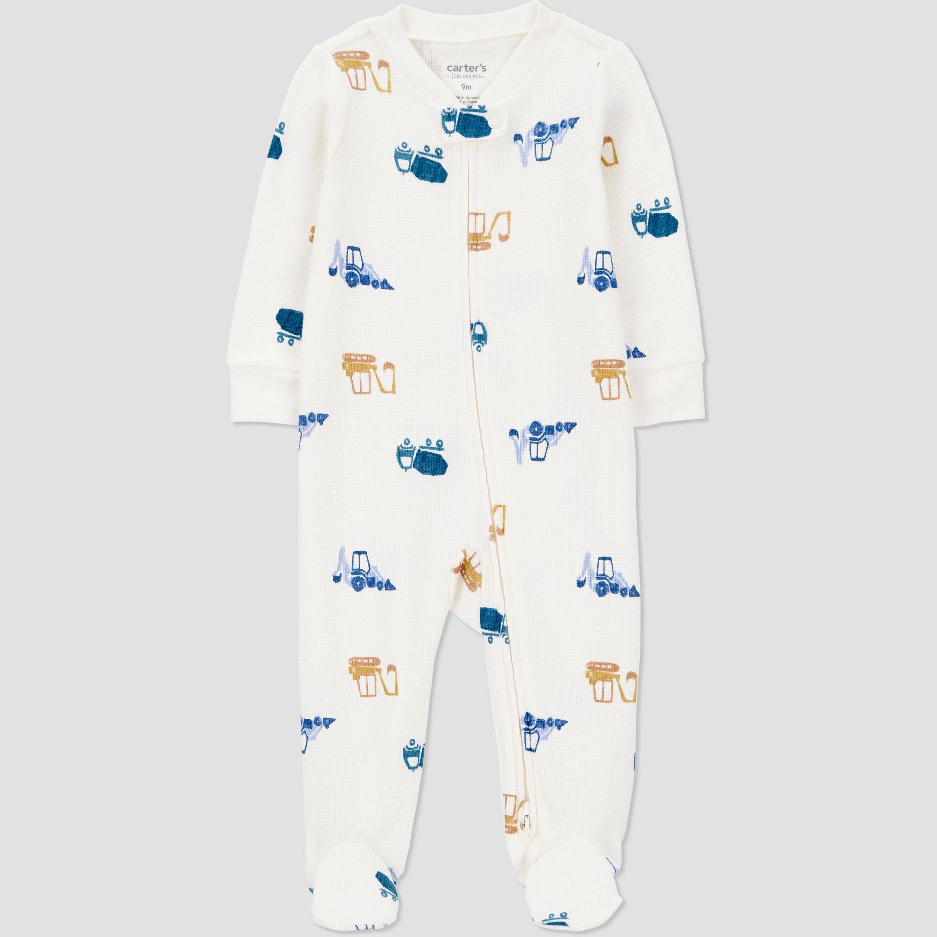 Carter's Just One You® Baby Boys' Cars Printed Sleep N' Play - Cream 3M