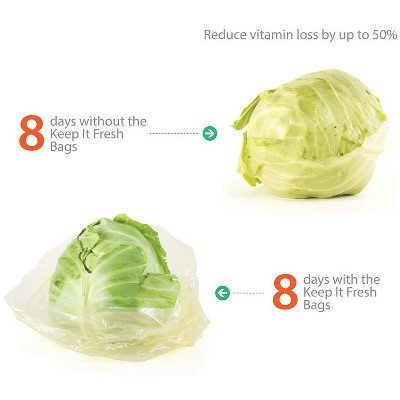 Многоразовые пакеты для хранения овощей и фруктов Kitchen + Home Keep it Fresh, 30 шт — фото 4