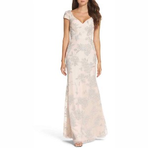 Women's Blush Glitter Tulle Mermaid Dress - Hayley Paige - 1 of 4