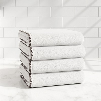 Boho Border Cotton Quick-Dry Towel Set - Great Bay Home