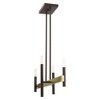 Livex Lighting Denmark 4 - Light Chandelier in  Bronze - 3 of 4