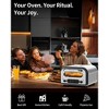 ZACHVO 1700W Electric Pizza Oven, 842°F Max, 90-Second Pizza, 12.6 Inches Stone, 5 Presets, 1700W, Silver - 3 of 4