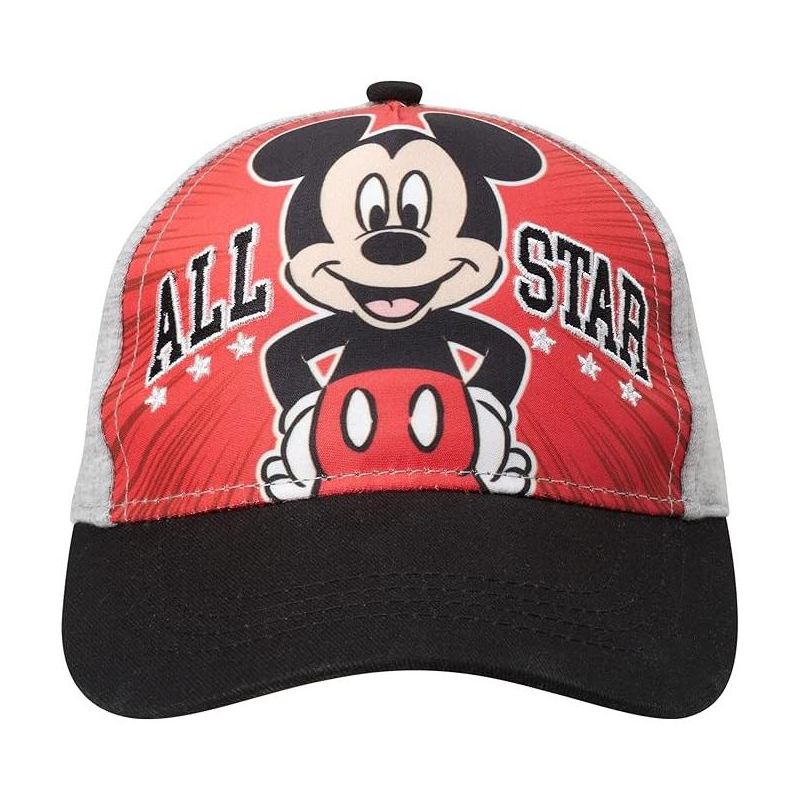 Disney Mickey Mouse Boys' Baseball Hat, Kids Cap Ages 4-7, 2 of 6