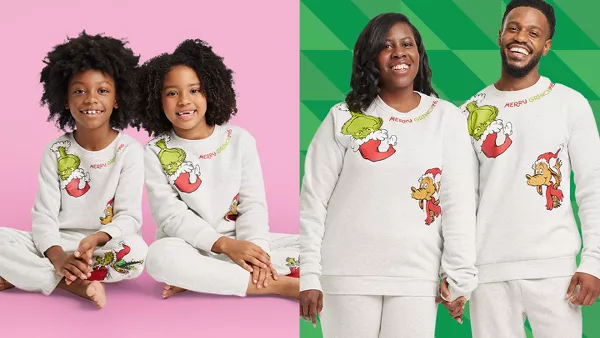 Santa Ski Scene Matching Family Pajamas - Wondershop™ : Target