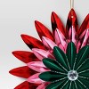 Christmas Foil Flower Ornament Red - Wondershop™ - 3 of 3