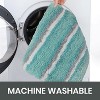 Home Weavers Glamour Collection 100% Polyester Microfiber Bathroom Rug, Non Slip Bath Mat Water Absorbent Soft Microfiber Shaggy Mat Machine Washable - 4 of 4