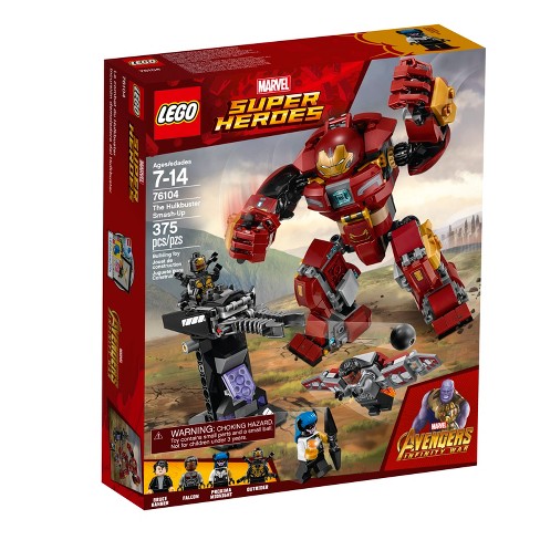 Lego Super Heroes Marvel Avengers Movie The Hulkbuster Smash Up 76104