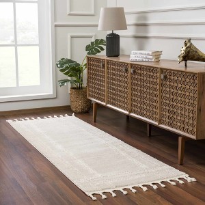 Hauteloom Ryuu Ivory Carved Area Rug - 1 of 4