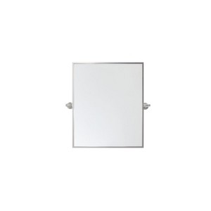 Elegant Lighting Rectangle pivot mirror 24x20 inch in silver - 1 of 4