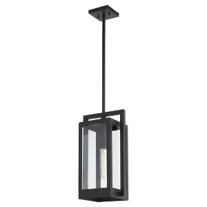 Quorum Lighting Marco 1 - Light Pendant in  Textured Black - 1 of 1