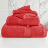 Egyptian Cotton Ultra Plush Quick Dry Towel and Washcloth Set by Blue Nile Mills - 2 of 4