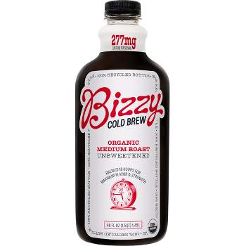 Bizzy Organic Cold Brew Medium Roast Coffee - 48 fl oz