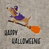2pc Happy Halloweenie Hand Towel Gray - SKL Home - 2 of 3