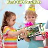 Skirfy Dinosaur Truck Toys for Kids, 18 in 1 T-Rex Transport Car Carrier Truck with Light, Music & Roar Sound and Slide - 4 of 4