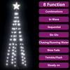 vidaXL Christmas Cone Tree Cold White 84 LEDs 2x5 ft - 3 of 4