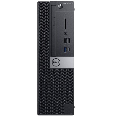 Dell 7070-SFF Certified Pre-Owned PC, Core i7-8700 3.2GHz Processor, 16GB Ram, 500GB M.2-NVMe, DVD, Win11P64, Manufacturer Refurbished