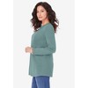 Roaman's Women's Plus Size Long Sleeve Crewneck Ultimate Tee - 4 of 4