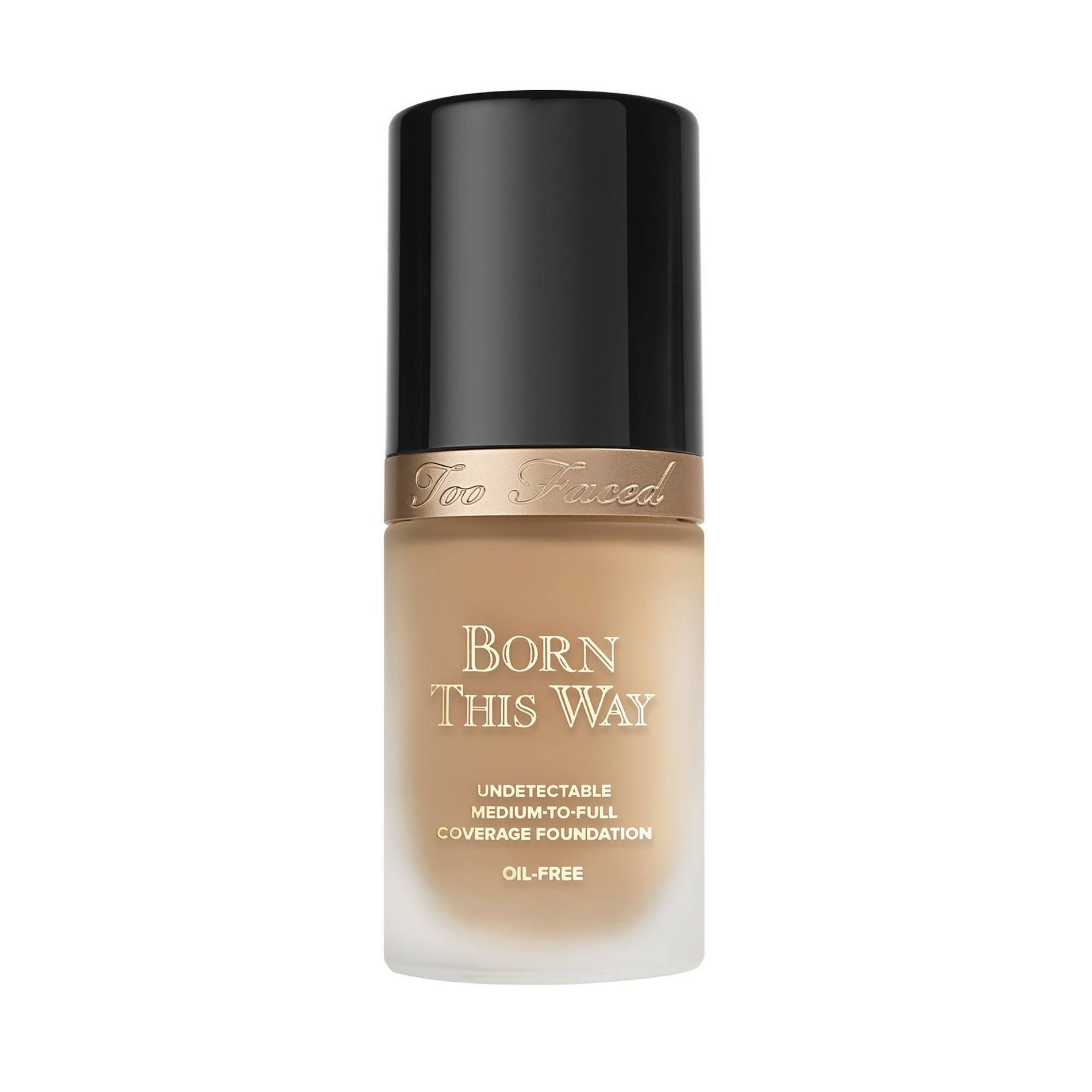 Too Faced Born This Way Finish Longwear Liquid Foundation - Warm Beige - 1 fl oz - Ulta Beauty: Contains Hyaluronic Acid, Buildable Coverage