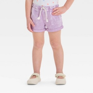 Toddler Girls' Denim Pull-On Shorts - Cat & Jack™ - 1 of 3