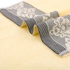 REGALWOVEN Bathroom Hotel Gym Floral Jacquard Pattern Soft Absorbent Hand Towel 13" x 29" 2 Pcs - 2 of 4