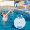 imounTEK**2-in-1 Poolside Basketball Game Set with 2 Balls – Indoor/Outdoor Water Basketball Toy for Kids**blue - 3 of 4